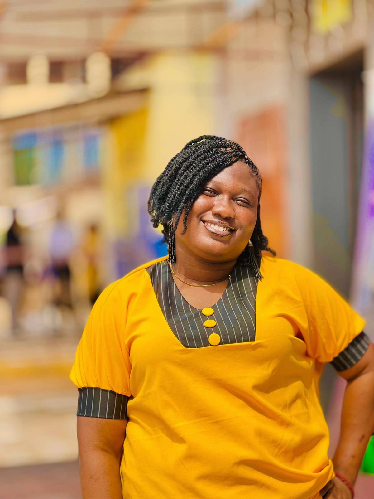 Woman in Yellow Urban